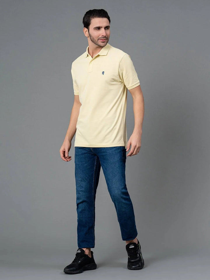 Polo T-Shirts for Men | Bleach Yellow