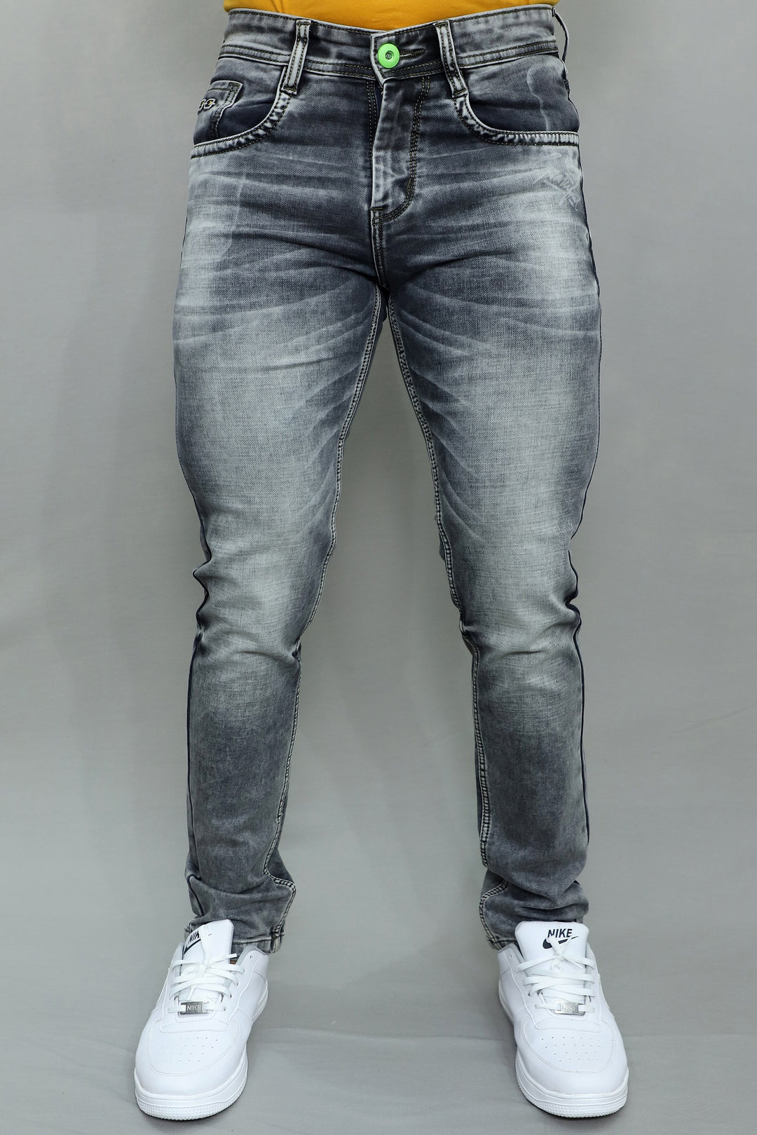 GEX Men’s Slim Fit Washed Denim Jeans