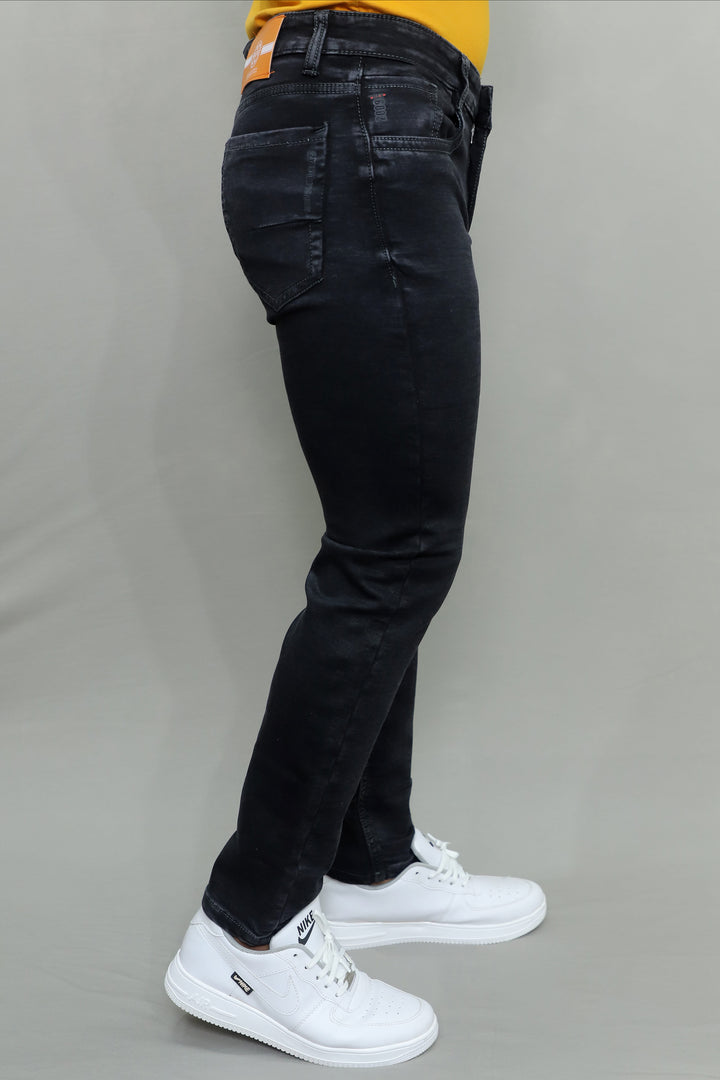 Stylish casual outfit featuring GEX Men's Black Slim Fit Jeans