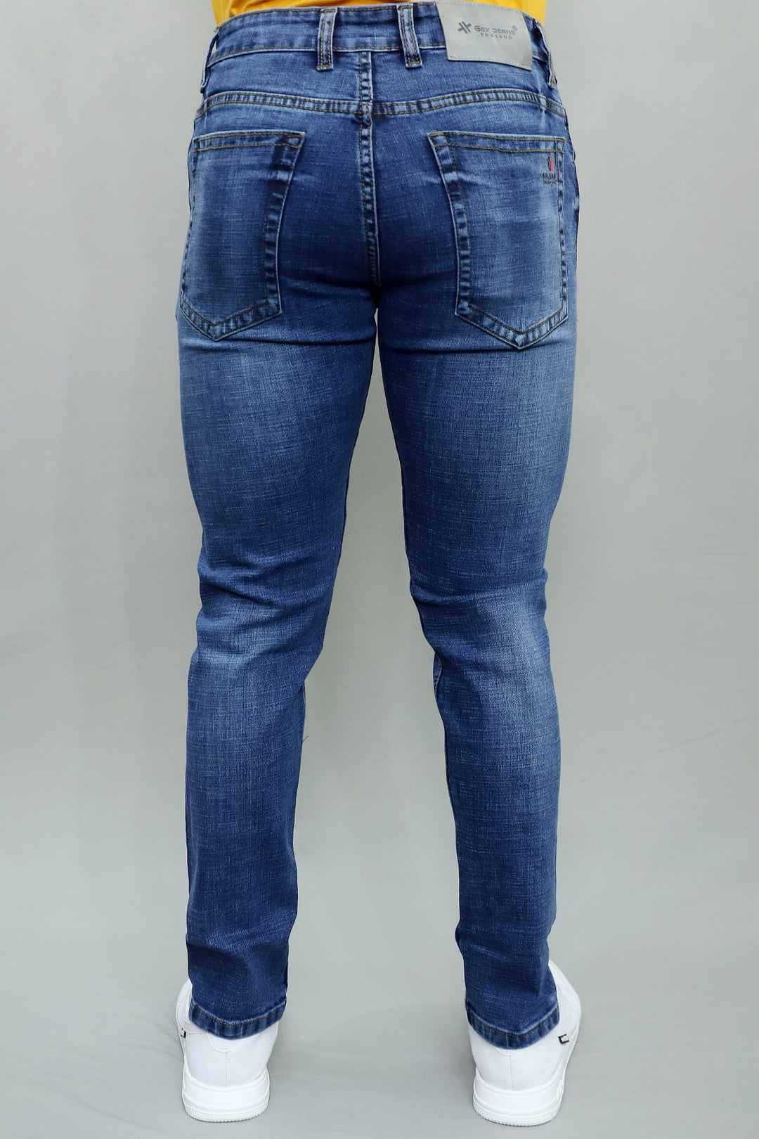 GEX Men’s Blue Slim Fit Stretch Jeans – Stylish Casual Denim Pant