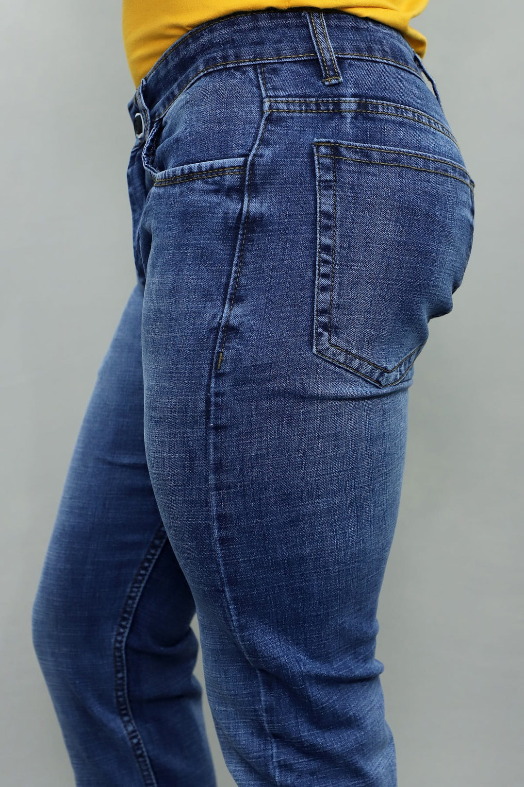 GEX Men’s Blue Slim Fit Stretch Jeans – Stylish Casual Denim Pant