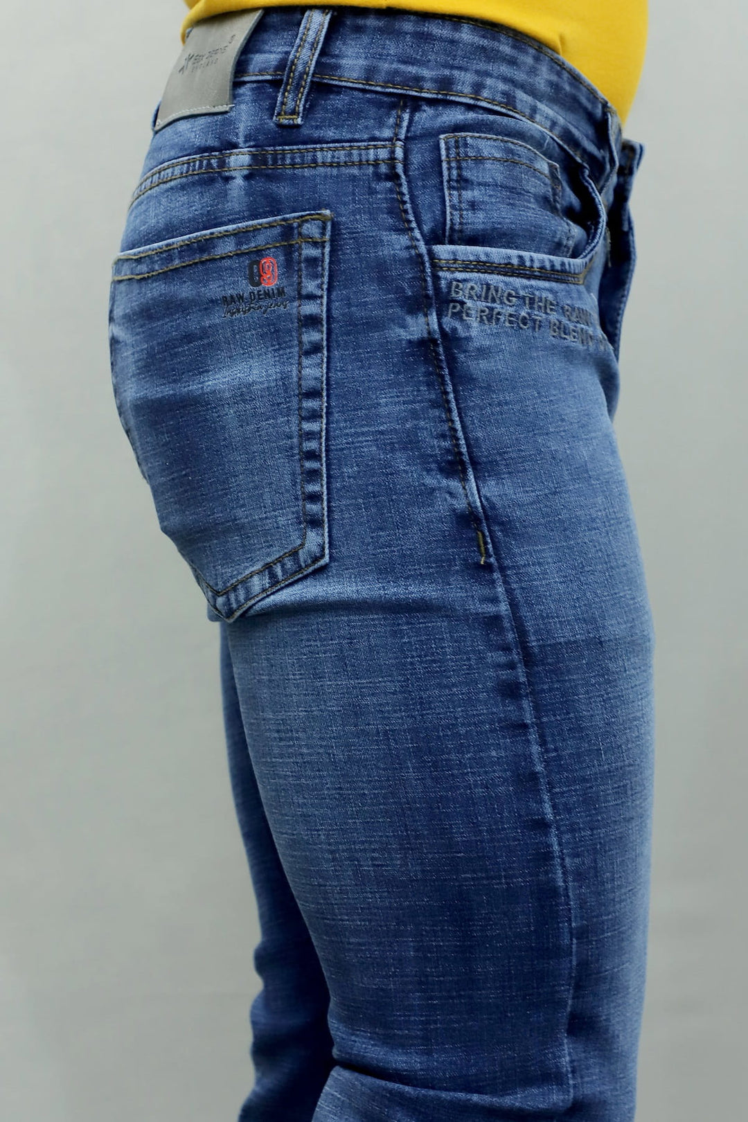 GEX Men’s Blue Slim Fit Stretch Jeans – Stylish Casual Denim Pant