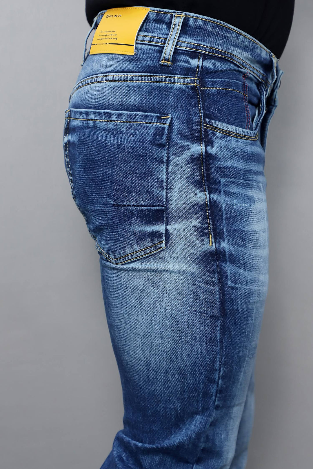 GEX Men’s Blue Slim Fit Stretch Jeans