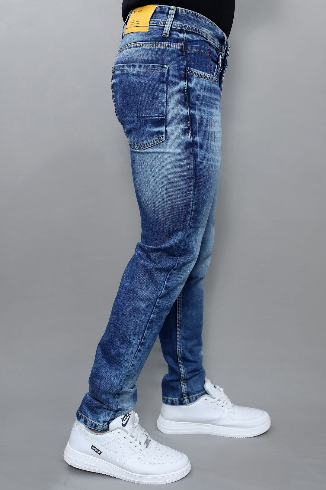 GEX Men’s Blue Slim Fit Stretch Jeans