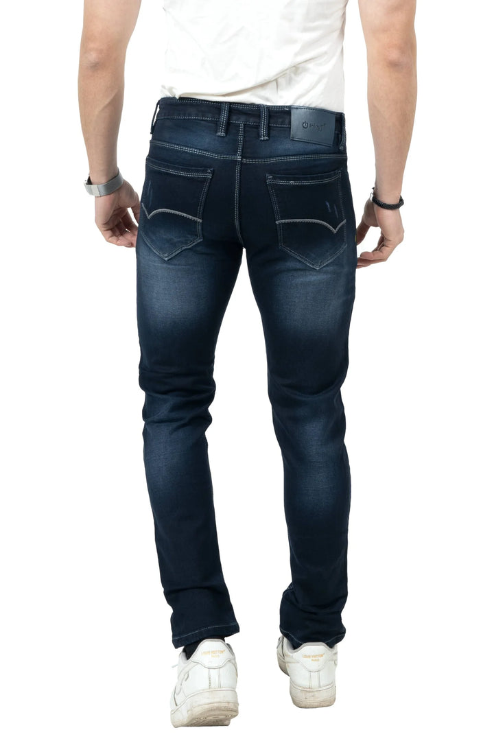 Men’s Slim Fit Dark Blue Fade Jeans